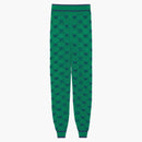 Gucci X Adidas Wool Jacquard Joggers Green/Blue