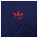 GUCCI X Adidas Wool Mikina tmavě modrá