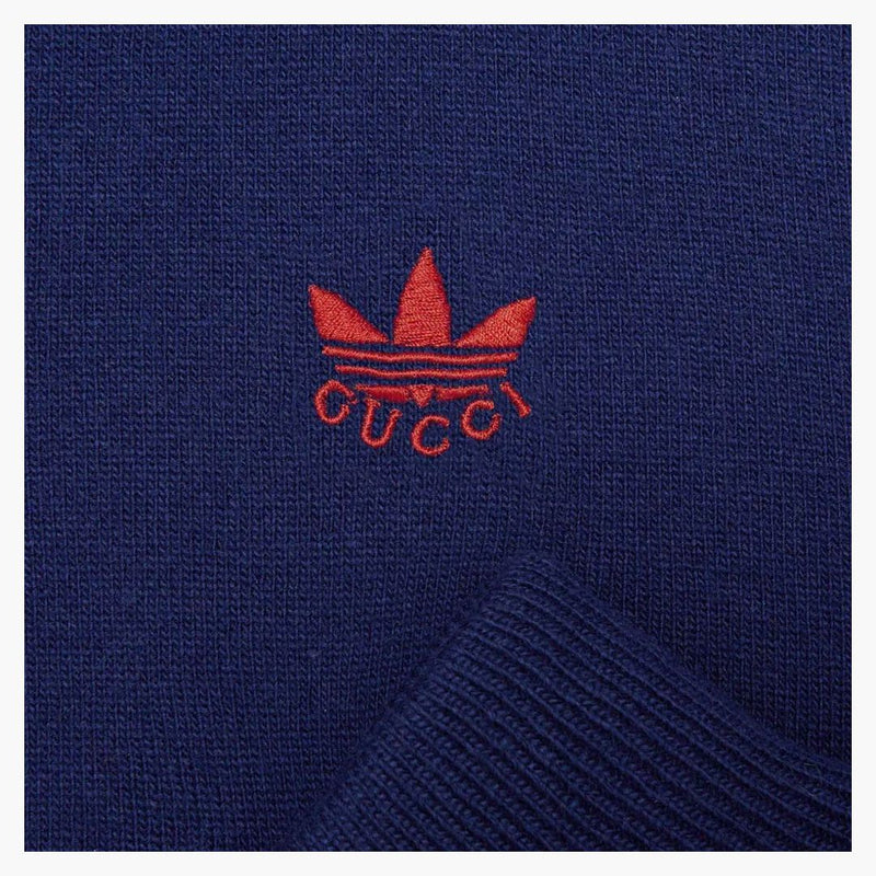 Gucci X Adidas Wool Sweatshirt Dark Blue