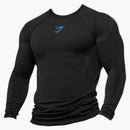 Gymshark Onyx 5.0 Seamless Long Sleeve T-shirt Black/onyx Grey