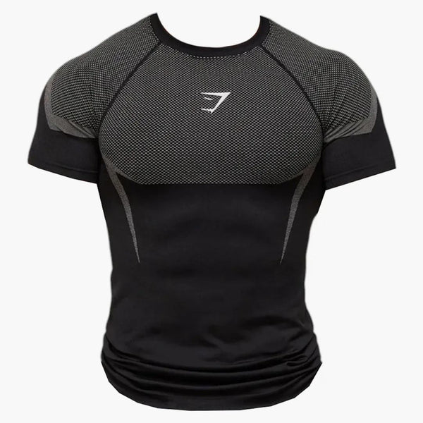 Gymshark Onyx 5.0 Seamless T-shirt Black/onyx Grey