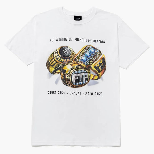 Huf x ftp 3 torv t-shirt vit