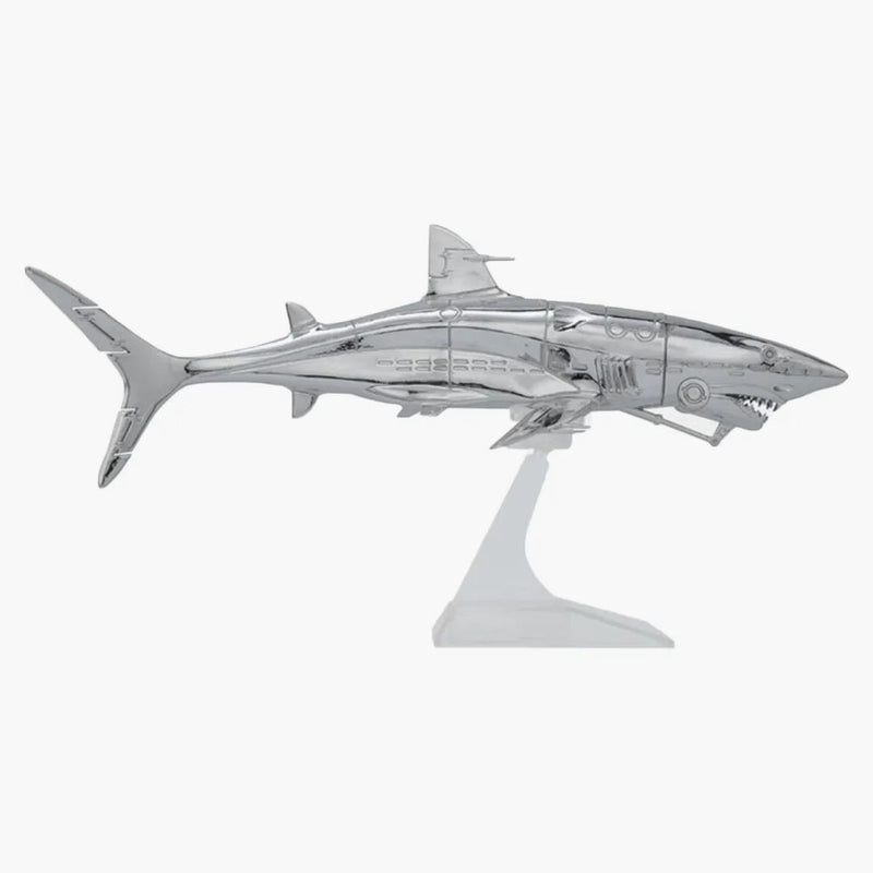 Hajime Sorayama Shark 1/10 Scale Vinyl Figure Silver