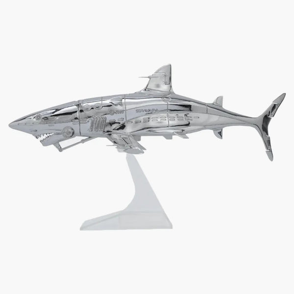 Hajime Sorayama Shark 1/10 Scale Vinyl Figure Silver