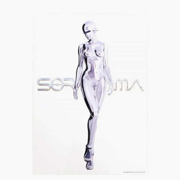 Hajime Sorayama X 2g Sexy Robot Poster Metilic Silver