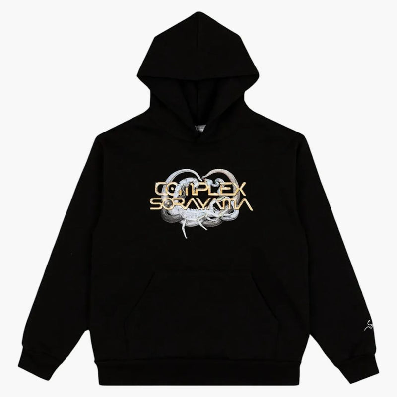 Hajime Sorayama X Complexcon Scorpion Pullover Hoodie Black