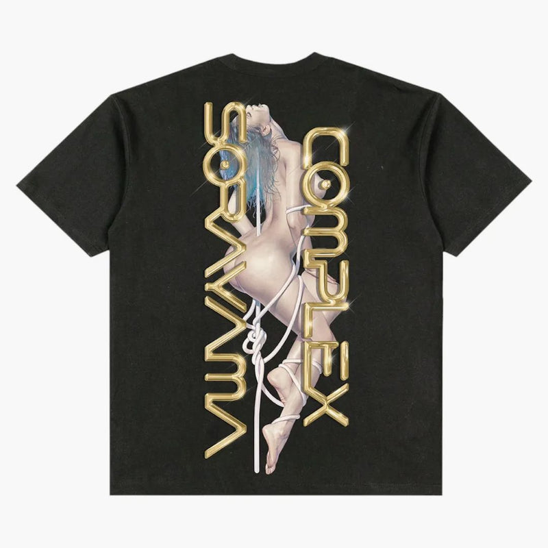 Hajime Sorayama X Complexcon Tangled T-Shirt Black