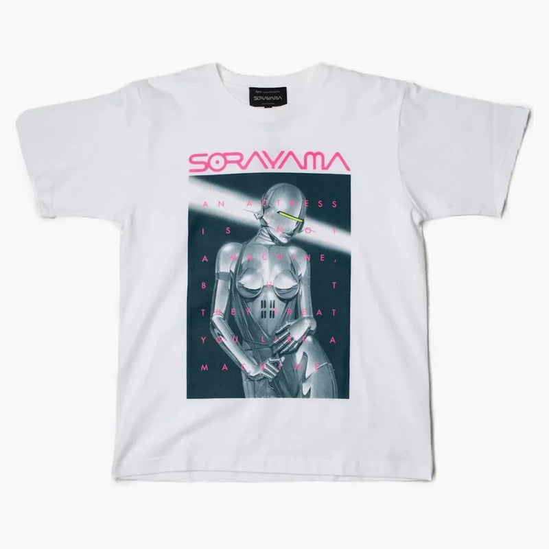 Hajime Sorayama X Medicom Toy Sexy Robot 01 Tee White/Dark Green