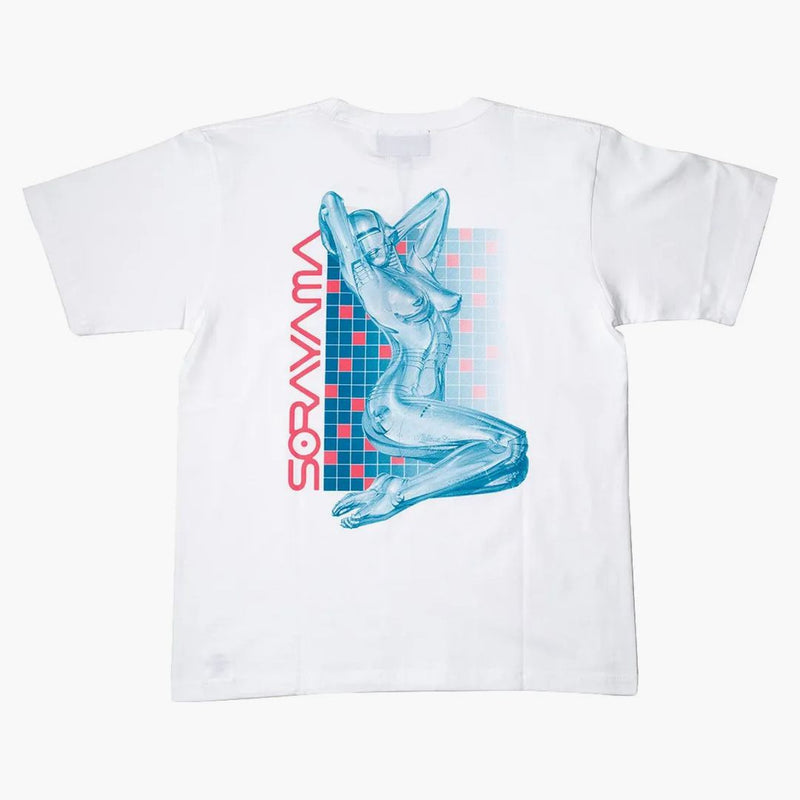 Hajime Sorayama X Medicom Toy Sexy Robot 02 Tee White/Turquoise