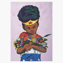 Hebru Brantley Girl With Flowers Print (signed, Edition Of 150)