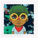 Hebru Brantley Space Is The Place Print (signed, Edition Of 100)