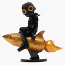 Hebru Brantley X Billionaire Boys Club X Bait Beyond the Beyond Fly Boy Figure 9 Inches Black/Gold