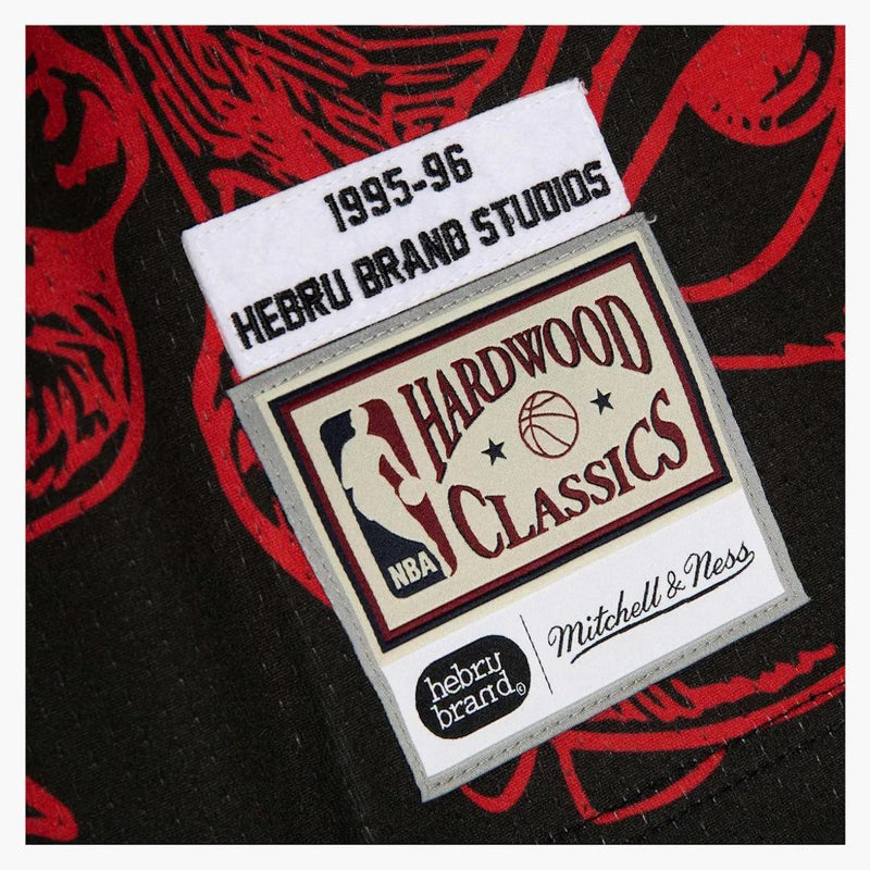 Hebru Brantley X Mitchell & Ness Chicago Bulls Jersey Red/Black