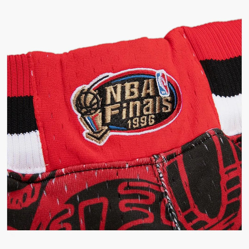Hebru Brantley X Mitchell & Ness Chicago Bulls Shorts Red/black