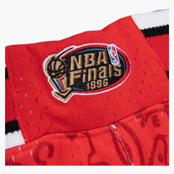 Hebru Brantley X Mitchell & Ness Chicago Bulls Shorts White/Red