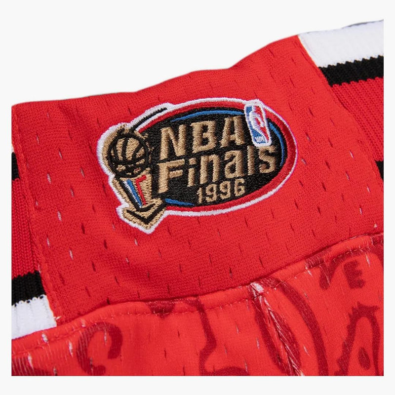Hebru Brantley X Mitchell & Ness Chicago Bulls Shorts White/Red
