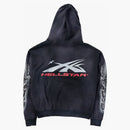 Hellstar Airbrushed Skull Hoodie Black