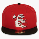 Hellstar Baseball Fitted Hat Red