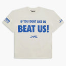 Hellstar Beat Us! T-shirt White/blue