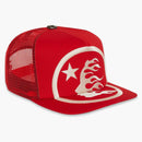 Hellstar Big Logo Trucker Snapback Hat Red