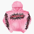 Hellstar Brainwashed Without Brain Hoodie Pink