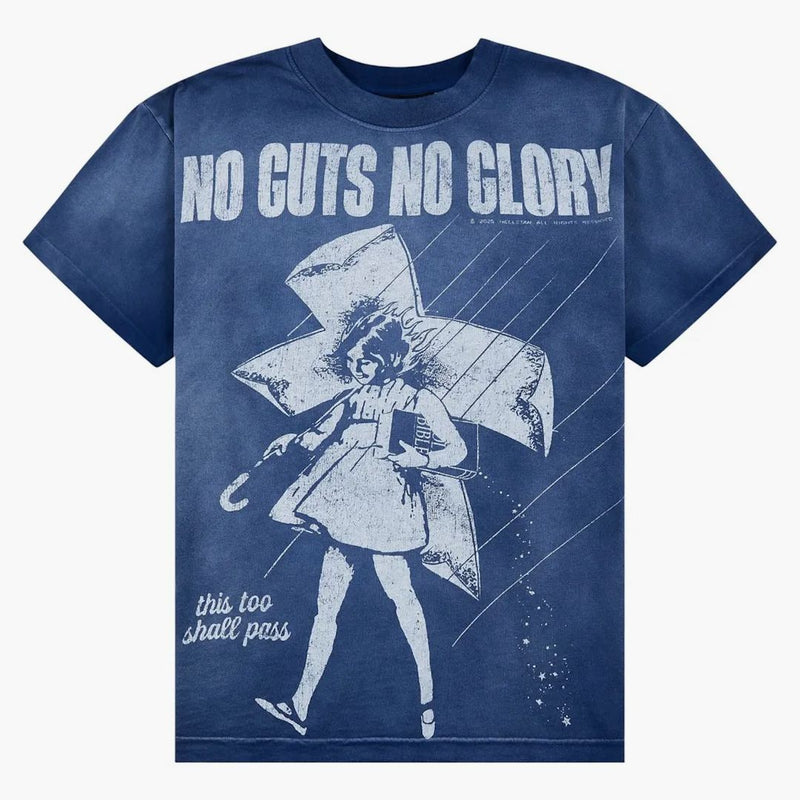 Hellstar Carry Your Cross Tee Navy