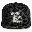 Hellstar Cheetah Print Fitted Hat Black