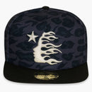 Hellstar Cheetah Print Snapback Hat Black