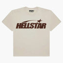 Hellstar Classic T-shirt (gel Print) White/brown