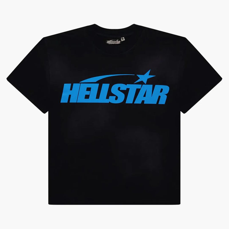 Hellstar Classic T-shirt (regular Print) Black/blue