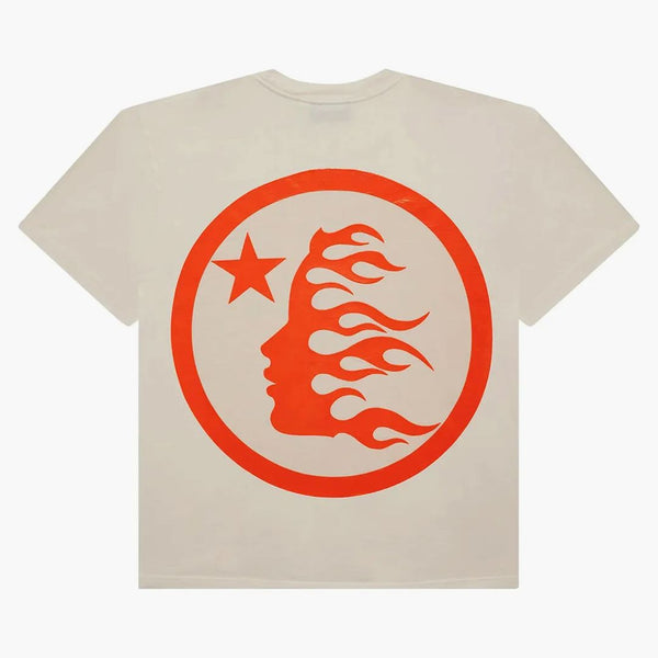 Hellstar Classic T-shirt (regular Print) White/orange