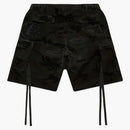 Hellstar Distressed Cargo Shorts Black