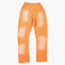 Hellstar Fire Orange Flare Bottom Sweatpants Orange Dye