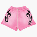 Hellstar Flame Shorts Pink
