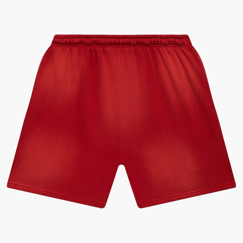 Hellstar Flame Shorts Red