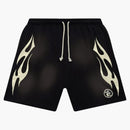 Hellstar Flame Shorts White