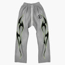 Hellstar Future Flames Sweatpants Grey/green