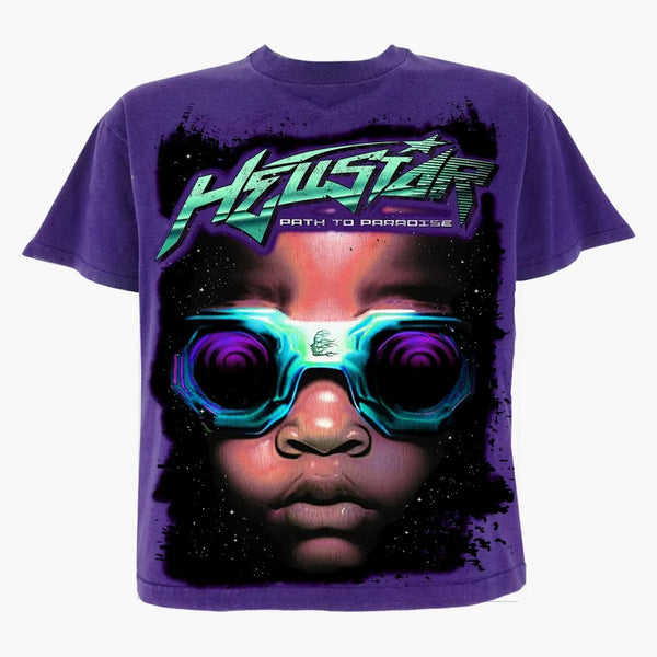 Hellstar Goggles T-shirt Purple