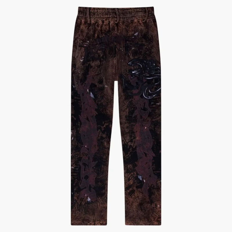 Hellstar Graffiti Sweatpants Brown