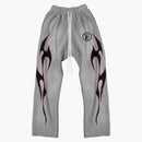 Hellstar Grey Future Flame Sweatpants Grey