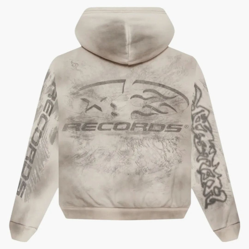 Hellstar Hstar Records Hoodie White