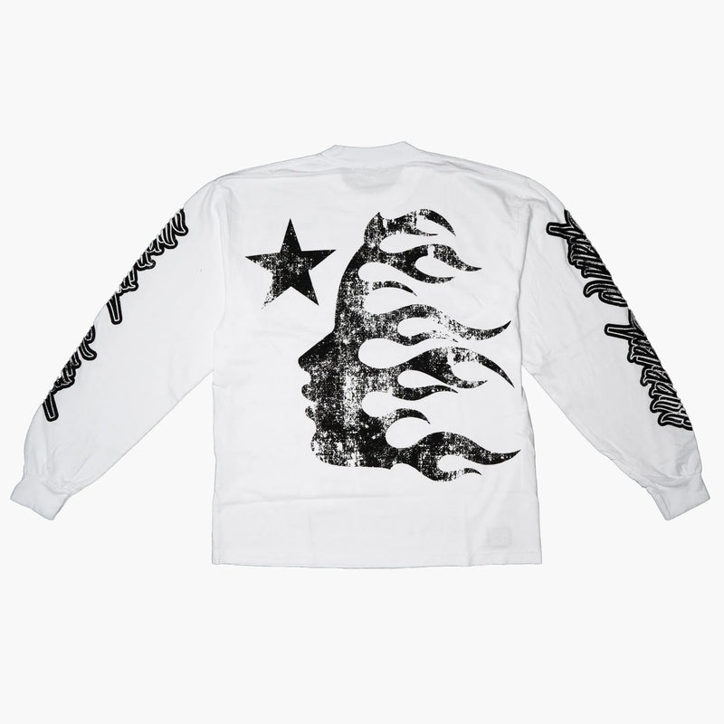 Hellstar Inner Star Longsleeve White Rückseite