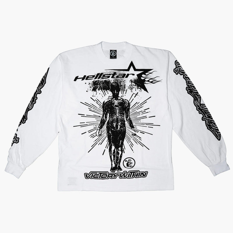 Hellstar Inner Star Longsleeve White