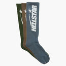 Hellstar Logo Socks (3 Pack) Earth Tone