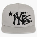 Hellstar Ny Snapback Hat Grey