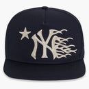 Hellstar Ny Snapback Hat Navy