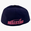 Hellstar Og Logo Fitted 59fifty Hat Navy