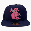 Hellstar Og Logo Fitted 59fifty Hat Navy