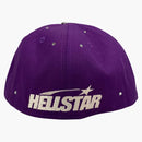 Hellstar Og Logo Rhinestones 59fifty Fitted Hat Purple