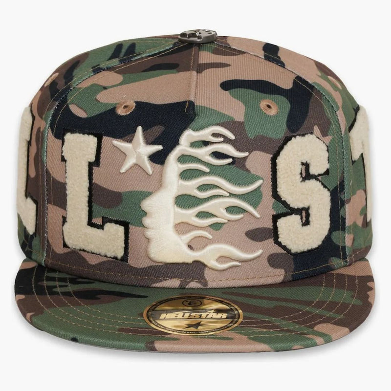 Hellstar Og Patch Fitted Hat Camo